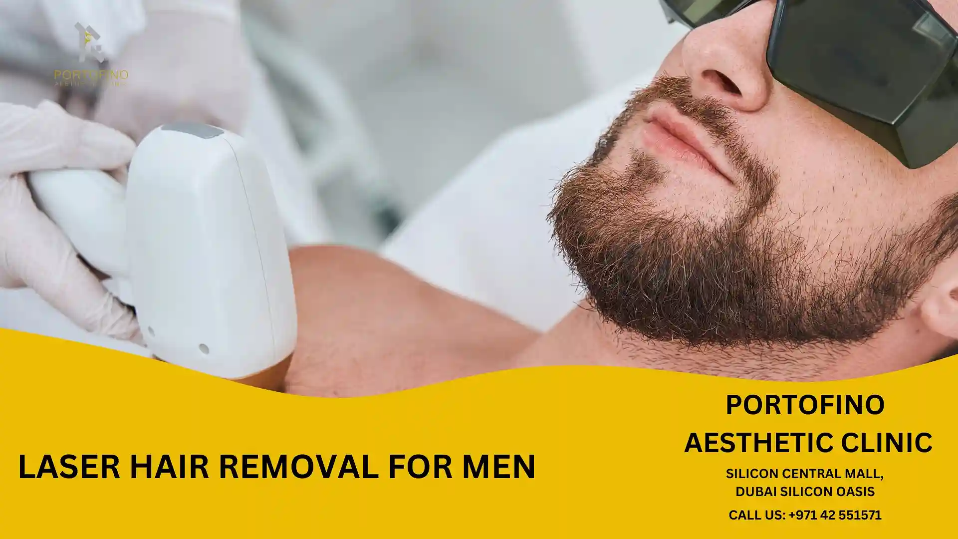 Laser Hair Removal For Men Portofino Aesthetic Clinic Best In Dubai