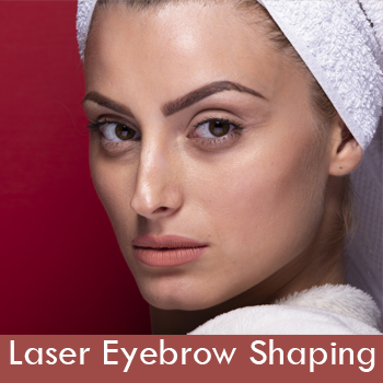 laser eyebrow shaping